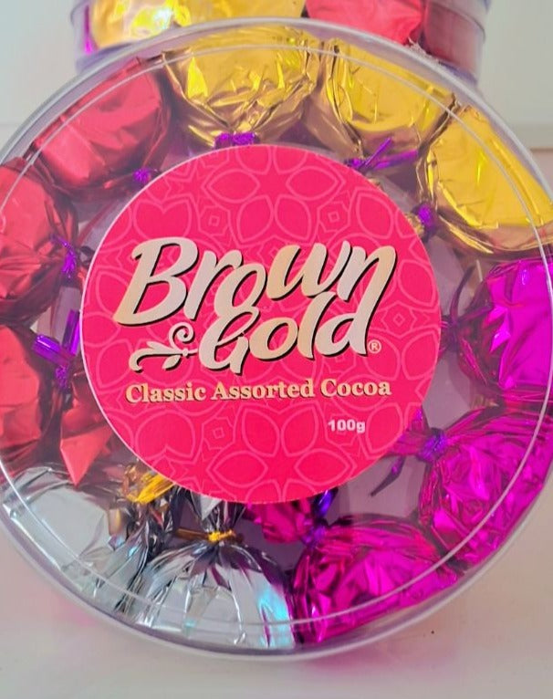 Brown gold assorted cocoa 100gm