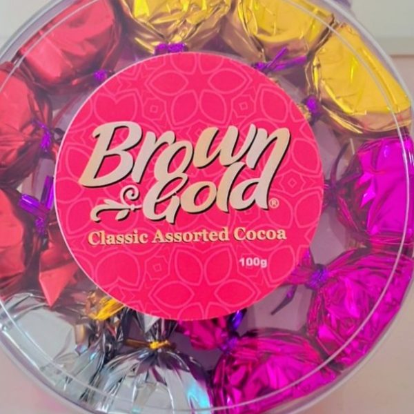 Brown gold assorted cocoa 100gm