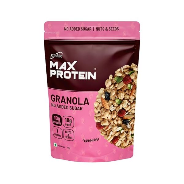 RiteBite Max Protein Granola Nuts & Seed (No Added Sugar) 500g